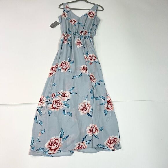 Show Me Your Mumu Dress Womens Medium Kendall Maxi Floral V Neck Sleeveless New - Picture 1 of 9